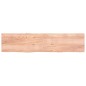 Ripiano Muro Marrone Chiaro 220x50x6cm Massello Rovere Trattato Ripiano Muro Marrone Chiaro 220x50x6cm Massello Rovere Trattato