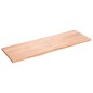 Ripiano Muro Marrone Chiaro 180x60x4cm Massello Rovere Trattato