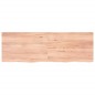 Ripiano Muro Marrone Chiaro 180x60x4cm Massello Rovere Trattato