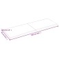 Ripiano Muro Marrone Chiaro 180x60x4cm Massello Rovere Trattato