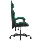Sedia da Gaming Nera e Verde in Similpelle Sedia da Gaming Nera e Verde in Similpelle