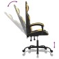 Sedia da Gaming Nera e Oro in Similpelle Sedia da Gaming Nera e Oro in Similpelle