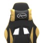 Sedia da Gaming Nera e Oro in Similpelle Sedia da Gaming Nera e Oro in Similpelle
