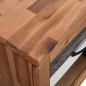 Comodino in Legno Massello d'Acacia 40x30x48 cm Comodino in Legno Massello d'Acacia 40x30x48 cm
