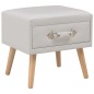 vidaXL Comodino Bianco 40x35x40 cm in Similpelle vidaXL Comodino Bianco 40x35x40 cm in Similpelle