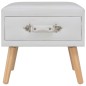 vidaXL Comodino Bianco 40x35x40 cm in Similpelle vidaXL Comodino Bianco 40x35x40 cm in Similpelle