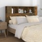 Testiera con Scomparti Rovere Fumo 140x18,5x104,5 cm Testiera con Scomparti Rovere Fumo 140x18,5x104,5 cm