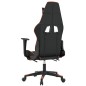 Sedia da Gaming con Poggiapiedi Nero e Arancione in Similpelle Sedia da Gaming con Poggiapiedi Nero e Arancione in Similpelle