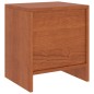 Comodino Marrone Miele 35x30x40 cm in Legno Massello di Pino Comodino Marrone Miele 35x30x40 cm in Legno Massello di Pino
