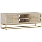 Mobile Porta TV 110x30x40 cm Legno Massello di Mango Sbiancato Mobile Porta TV 110x30x40 cm Legno Massello di Mango Sbiancato