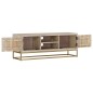 Mobile Porta TV 110x30x40 cm Legno Massello di Mango Sbiancato Mobile Porta TV 110x30x40 cm Legno Massello di Mango Sbiancato