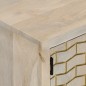 Mobile Porta TV 110x30x40 cm Legno Massello di Mango Sbiancato Mobile Porta TV 110x30x40 cm Legno Massello di Mango Sbiancato