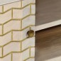 Mobile Porta TV 110x30x40 cm Legno Massello di Mango Sbiancato Mobile Porta TV 110x30x40 cm Legno Massello di Mango Sbiancato