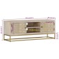 Mobile Porta TV 110x30x40 cm Legno Massello di Mango Sbiancato Mobile Porta TV 110x30x40 cm Legno Massello di Mango Sbiancato