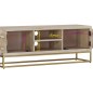Mobile Porta TV 110x30x40 cm Legno Massello di Mango Sbiancato Mobile Porta TV 110x30x40 cm Legno Massello di Mango Sbiancato