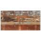 vidaXL Tavolo da Pranzo 110x55x76 cm in Legno Massello di Recupero