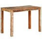 vidaXL Tavolo da Pranzo 110x55x76 cm in Legno Massello di Recupero