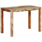 vidaXL Tavolo da Pranzo 110x55x76 cm in Legno Massello di Recupero