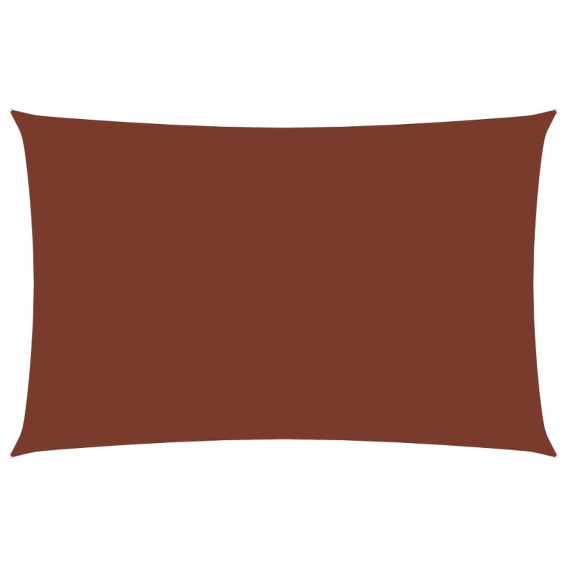 Parasole a Vela Oxford Rettangolare 2x5 m Terracotta Parasole a Vela Oxford Rettangolare 2x5 m Terracotta