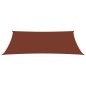 Parasole a Vela Oxford Rettangolare 2x5 m Terracotta Parasole a Vela Oxford Rettangolare 2x5 m Terracotta