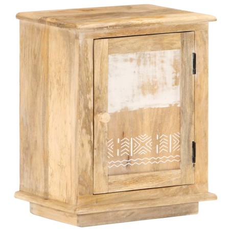 Comodino 40x30x46 cm in Legno Massello di Mango