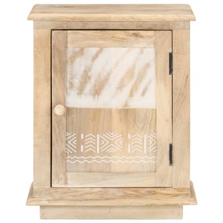 Comodino 40x30x46 cm in Legno Massello di Mango