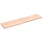 vidaXL Ripiano a Parete 220x50x(2-6) cm Massello Rovere Non Trattato vidaXL Ripiano a Parete 220x50x(2-6) cm Massello Rovere Non Trattato
