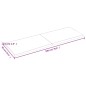 Ripiano a Parete 180x60x4 cm Legno Massello Rovere Non Trattato Ripiano a Parete 180x60x4 cm Legno Massello Rovere Non Trattato