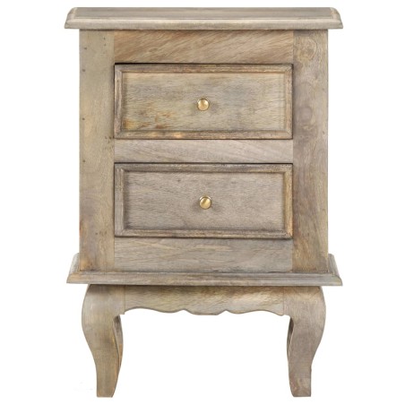 Comodino 40x30x55 cm in Legno Massello di Mango