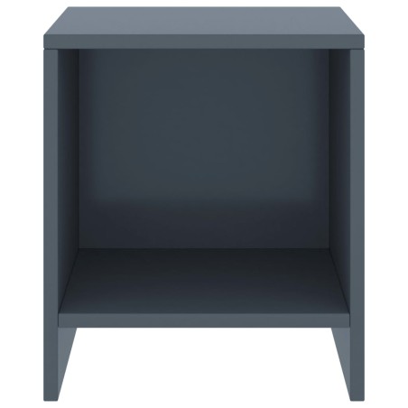 vidaXL Comodino Grigio Chiaro 35x30x40 cm in Legno Massello di Pino
