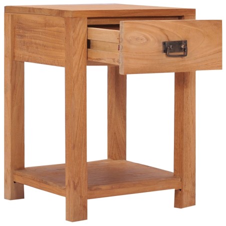 vidaXL Comodino 35x35x50 cm in Legno Massello di Teak