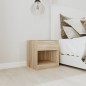 Comodini 2 pz con Cassetto Colore Rovere Comodini 2 pz con Cassetto Colore Rovere