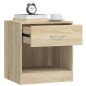 Comodini 2 pz con Cassetto Colore Rovere Comodini 2 pz con Cassetto Colore Rovere