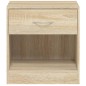 Comodini 2 pz con Cassetto Colore Rovere Comodini 2 pz con Cassetto Colore Rovere