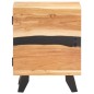 Comodino 40x30x51 cm in Legno Massello di Acacia Comodino 40x30x51 cm in Legno Massello di Acacia