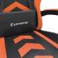 Sedia da Gaming Nero e Arancione in Similpelle Sedia da Gaming Nero e Arancione in Similpelle