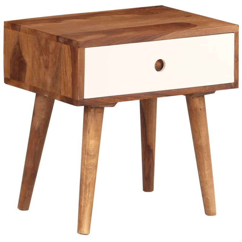 Comodino in Legno Massello di Sheesham 45x30x45 cm Comodino in Legno Massello di Sheesham 45x30x45 cm