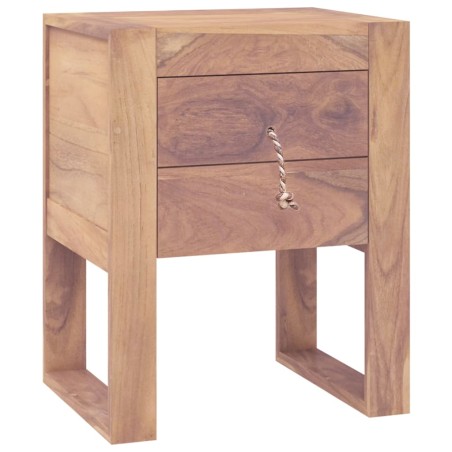 Comodino 40x30x50 cm in Legno Massello di Teak