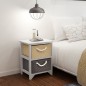 Comodini 2 pz in Legno Comodini 2 pz in Legno