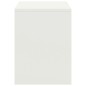 Comodini 2 pz Bianco 35x30x40 cm in Pino Massello