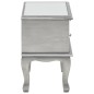 Comodino Specchiato in MDF e Vetro 34,5x30x50 cm Comodino Specchiato in MDF e Vetro 34,5x30x50 cm