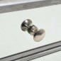 Comodino Specchiato in MDF e Vetro 34,5x30x50 cm Comodino Specchiato in MDF e Vetro 34,5x30x50 cm