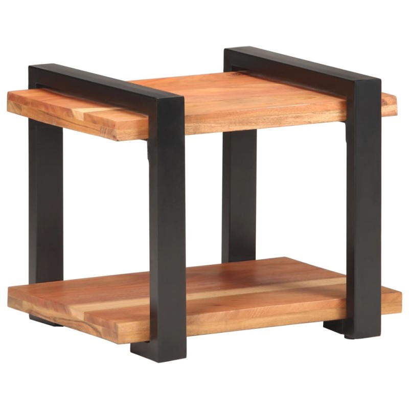 Comodino 50x40x40 cm in Legno Massello di Acacia Comodino 50x40x40 cm in Legno Massello di Acacia