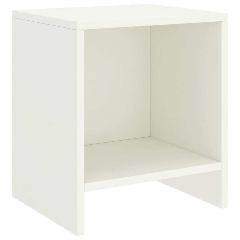 Comodino Bianco 35x30x40 cm in Legno Massello di Pino Comodino Bianco 35x30x40 cm in Legno Massello di Pino