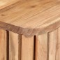 Comodino 40x30x50 cm in Legno Massello di Acacia