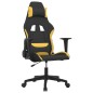 Sedia da Gaming Nera e Gialla in Tessuto Sedia da Gaming Nera e Gialla in Tessuto