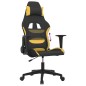 Sedia da Gaming Nera e Gialla in Tessuto Sedia da Gaming Nera e Gialla in Tessuto