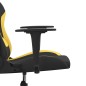 Sedia da Gaming Nera e Gialla in Tessuto Sedia da Gaming Nera e Gialla in Tessuto