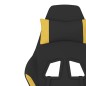 Sedia da Gaming Nera e Gialla in Tessuto Sedia da Gaming Nera e Gialla in Tessuto
