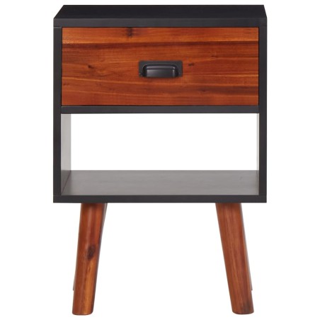 vidaXL Comodino in Massello Acacia 40x30x57 cm